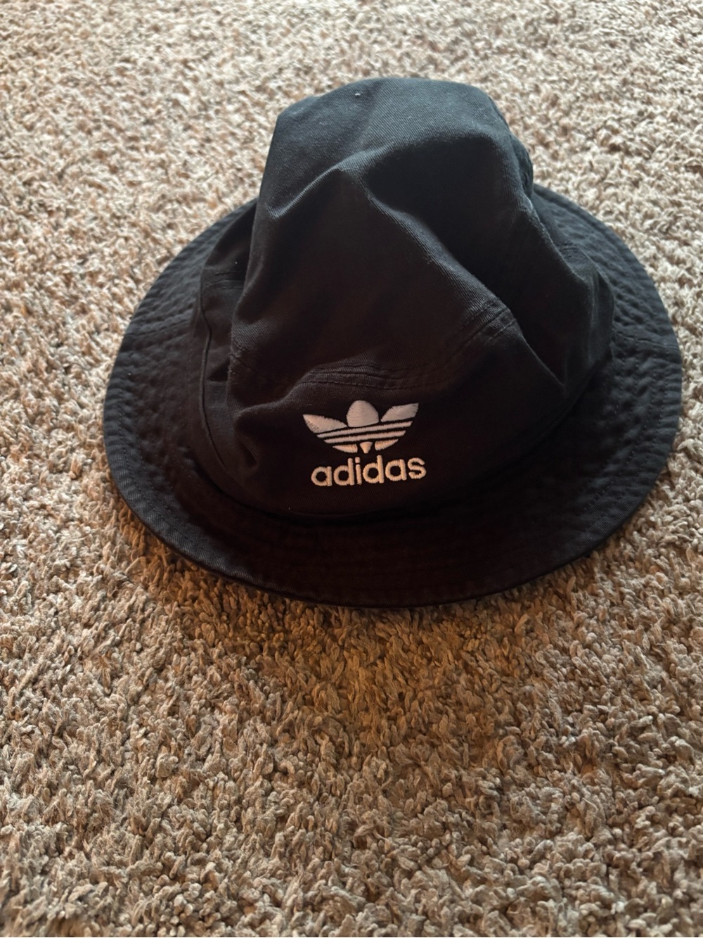 Adidas Originals Black Bucket Hat - Trefoil Logo
